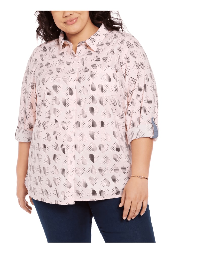 Tommy hilfiger plus size shirts cheap